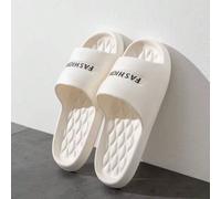 Sandales d'intérieur/extérieur d'été décontractées unisexes, Tongs à lettres noires à la mode, en matériau EVA épais et antidérapant, imperméables et à séchage rapide CN36-37,CN38-39,CN40-41,CN42-43,C
