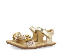 Sandales DORÉES avec Ornement DE Fleurs ET Fermetures RÉGLABLES pour Fille ET GARÇON Frankfort