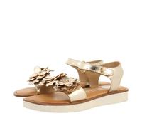 SANDALES DORÉES EN CUIR AVEC ORNEMENT DE FLEURS POUR FILLE ET GARÇON NEHALEM