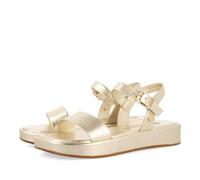 SANDALES DORÉES EN CUIR AVEC SEMELLE VOLUMINEUSE POUR FILLE ET GARÇON SHEZE
