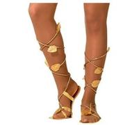 Atosa Sandales Dorées Femme Romaine, Taille unique