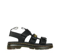 Sandales Dr Martens Callan J - Enfant - Cuir - Noir - Lacets 32