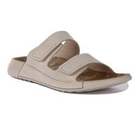 Sandales ECCO 2nd Cozmo W en cuir nubuck beige pour femmes - Bride ajustable - Confortable 37