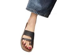Sandales élégantes pour Femmes, correctrices d'oignons pour Gros Orteils, Sandales à Enfiler pour soulager Les oignons(Black,40 EU)