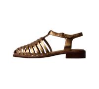 Sandales - EMILIE KARSTON - Jipas - Cuir - Bride à boucle - Talon plat - Or 39