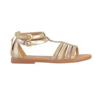 Sandales en cuir à brides platinium 31