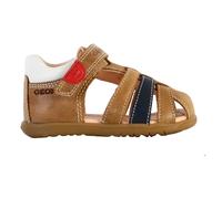Geox Sandales premiers pas pour enfant B Sandal Macchia B254VA Cuir caramel Scratch 21 Marron