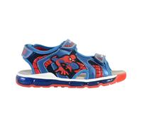 Sandales en cuir à scratch marine royal 33