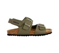 Sandales En Cuir À Scratch Militaire 33