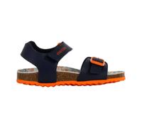 Geox Boy's J Ghita B Sandal, Navy Dk Orange, 9 UK Child