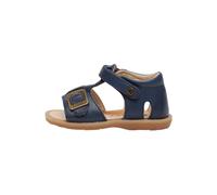 Sandales En Cuir À Scratch Quarzo Marine - 20 Bleu