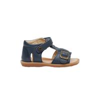 Sandales en cuir à scratch quarzo marine 28