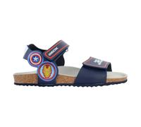 Sandales en cuir à scratch - Spiderman marine 34