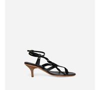 Sandales en Cuir à Tannage Végétal - Noir - Taille 37 - Vanessa Bruno