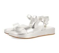 SANDALES EN CUIR ARGENTÉ AVEC SEMELLE VOLUMINEUSE POUR FILLE ET GARÇON SHEZE