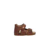 Falcotto BEA-Sandales en cuir avec boucle et fermeture scratch,Marron 19