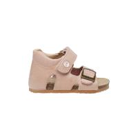 Sandales En Cuir Avec Boucle Et Scratch Bea Rose 24