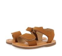 Sandales en Cuir DE Couleur Cuir avec Fermeture RÉGLABLE pour BÉBÉ Palmetto