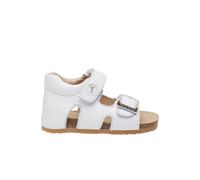 Sandales en cuir de veau ciré bea blanc 24