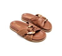 Sandales en Cuir ET Raphia Tisbury