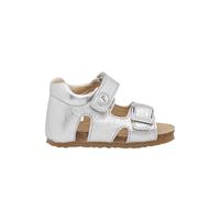 Sandales En Cuir Lamé Avec Boucle Et Scratch Bea Argent- 22