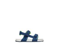 Sandales En Cuir Laminé Bearis. Bleu - 25 Bleu