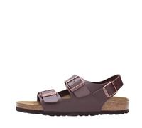 Birkenstock Milano, Sandales Bride arrière homme, Marron (Birko Flor Brun Foncé), 41 EU