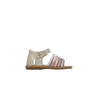 Sandales En Cuir Métallisé Rubino Platine - 25 Gris