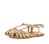 Sandales en Cuir Nude avec DÉTAILS MÉTALLISÉS DE Style cangrejera pour Fille ET GARÇON BELSH
