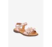 Sandales en cuir pour fille LORE FLOWERS froddo rose doré 28