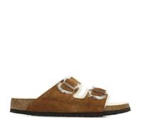 Birkenstock - Arizona Shearling Suede Leather - Sandales Mink - 42 - Normal
