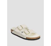 Sandales En Fourrure Pour Femmes Birkenstock Arizona Shearling Narrow 1026193-weis