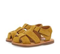Sandales en Peau de Couleur Moutarde Type randonnée pour garçon cabixi