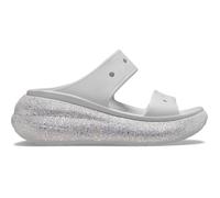 Sandales enfant - CROCS - Classic Crush Glitter - Blanc - Talon compensé 5,2 cm - Pailleté, personnalisable 39/40