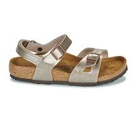Sandales enfant filles BIRKENSTOCK Rio AS Kids BF Graceful Taupe Doré 28