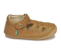 Basket Ouverte Cuir Kickers Sushy - Camel Clair 27