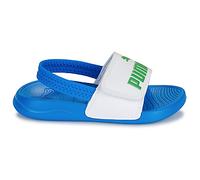 PUMA Sandales unisexes pour bébé Popcat 20 avec bride arrière, AC INF, blanc-vert, bleu de course de fruits, pointure 40, Puma Blanc Vert Fruit Racing Bleu, 24 EU