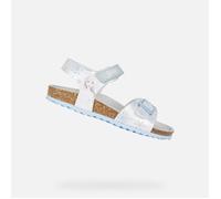 Sandales Enfant Geox - Adriel - Blanc/Sky - Scratch - Confortable 37