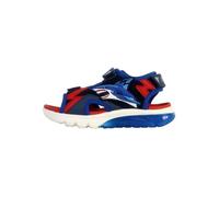 Sandales enfant - GEOX - Ciberdron B - Bleu marine/Rouge - Cuir - Plat 33