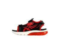 Geox J SANDAL CIBERDRON B, Sandale garçon, Black/Red,