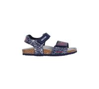 Geox J Ghita Boy Esandale pour garçon, Bleu marine/rouge, 35 EU