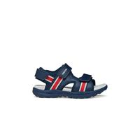 Geox Sandales J VANIETT Boy B Garçon Bleu marine/rouge Taille 28 EU