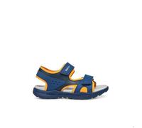 Geox J VANIETT Boy C, Sandale garçon, Navy/Orange,