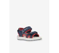 Geox J Sandal Albums Boy A, Bleu Marine/Rouge, 33 EU