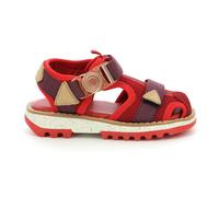 Sandales enfant kickclic rouge marine 33