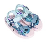 Sandales enfant Stitch - Taille 29 - Fabriquées en polyester - Semelle en caoutchouc EVA - Fermeture velcro - Sandales enfant - Imprimé Stitch et Ange - Produit Original Fabriqué en Espagne