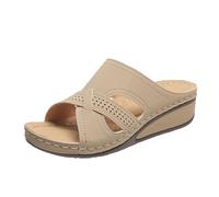 Sandales Et Mules Pour Femme Chaussures Orthopédique Femme Confort Chic Ete Respirantes Tongs Mode Femme Avec Boucle Basket Femme Compensées Bout Ouvert Sandales Avec Talon Plateforme Pantoufles