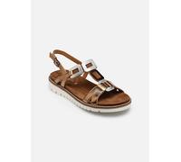 ARA Femme Kent Sandale, Whisky Platine Argent, 40 EU