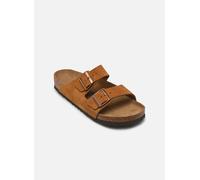 Sandales et nu-pieds Birkenstock Arizona Suede - Regular pour Homme 40 Marron