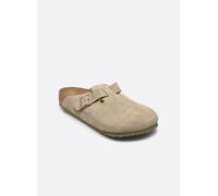 Sandales et nu-pieds Birkenstock Boston Suede - Regular pour Homme 41 Vert
